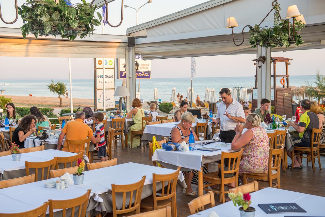 Georgalas Sun Beach Rooms Nea Kallikrateia Luaran gambar